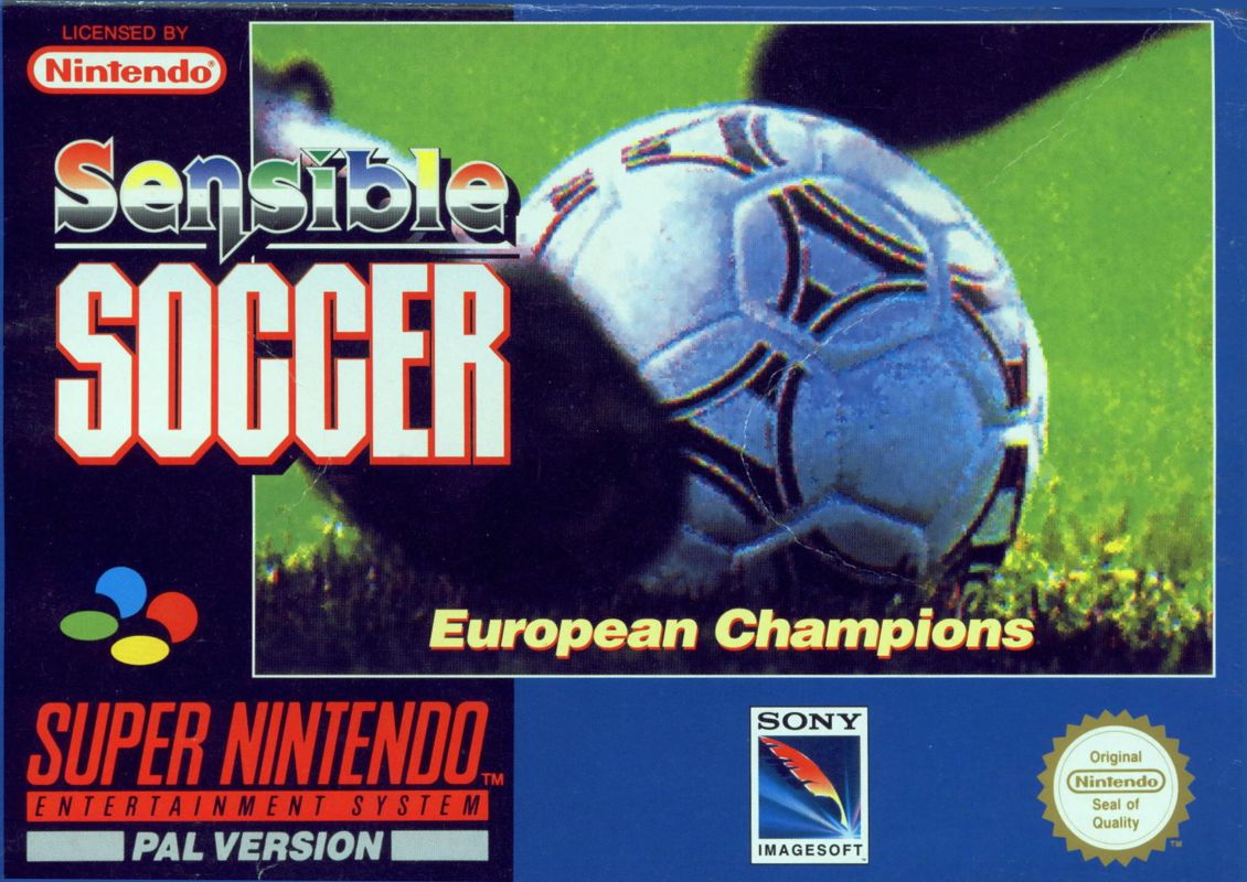 Championship Soccer '94 box art for Super Nintendo